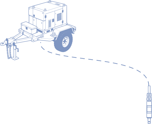 Generator connection to the FPH-462