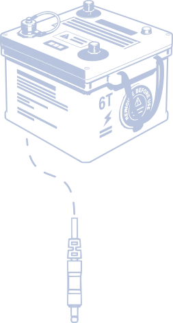 6T battery connection to the FPH-462